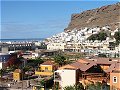 View of the cliffs and Puerto de Mogan
